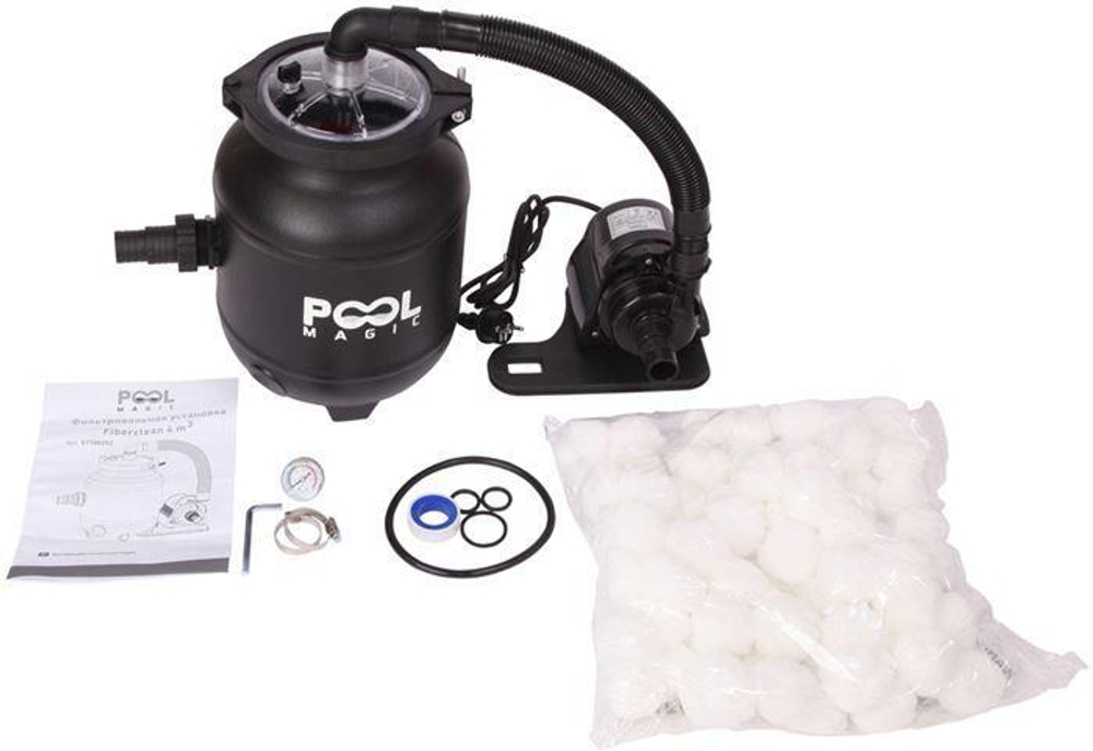 Фильтровальная установка Poolmagic EZ Clean 200 с синтетическим наполнителем Aqualoon