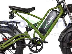 Электровелосипед Minako FOX-S (48v/23Ah) Спицы - Хаки фото 14