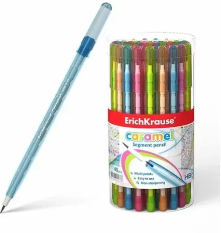 Карандаш сегментный чёрнографитный HB ErichKrause EK-44966