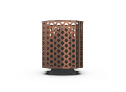 Банная печь Душа- 15 Сетка Ремейк стекло