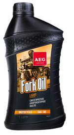 Масло для вилок и амортизаторов AEG Fork 5W (1л) синтетика