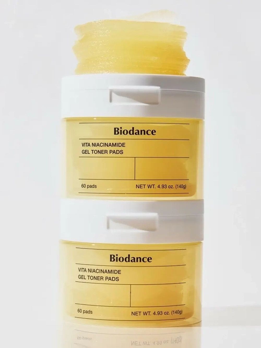 Biodance Осветляющие гелевые тонер-пэды с ниацинамидом для сияния кожи Vita Niacinamide Gel Toner Pads 60 шт