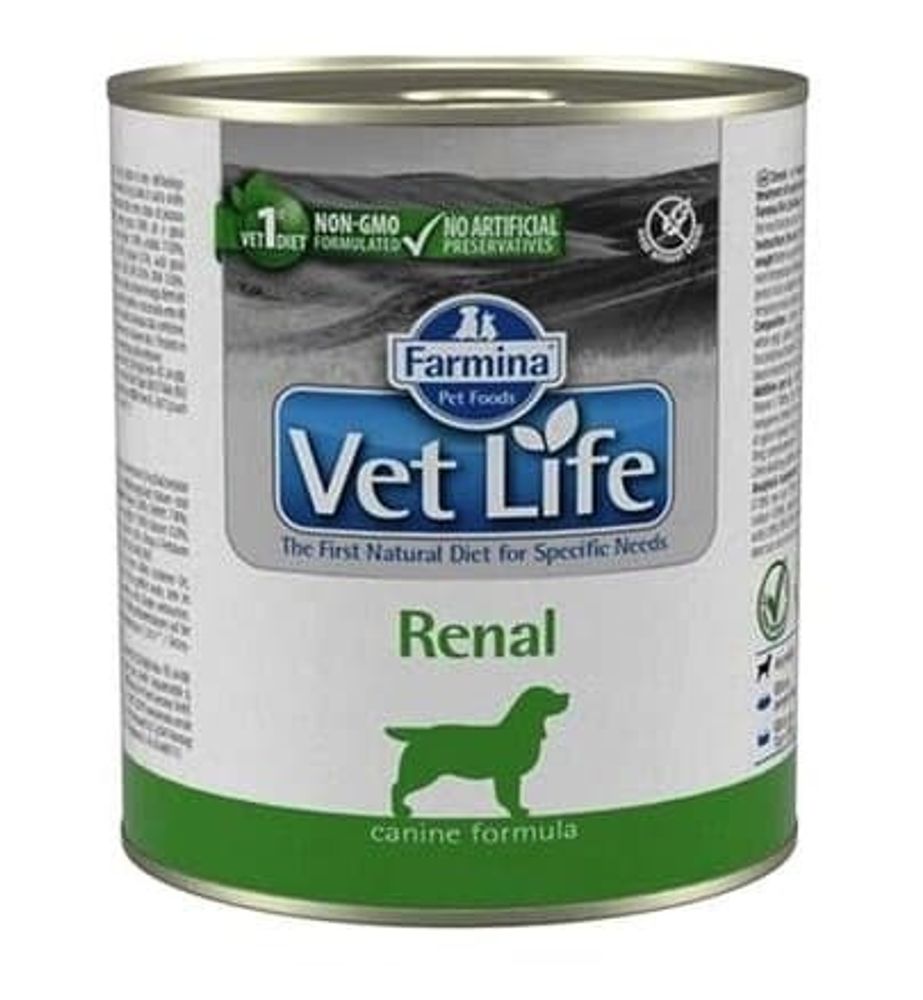 Farmina Vet Life Dog Renal / при заболеваниях мочевыводящих путей для собак 300г