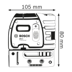 Точечный лазерный нивелир GPL 5 Professional BOSCH 0601066200