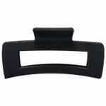 Краб для волос 10,5 см, soft-touch, чёрный, MONTE VITA, 456999