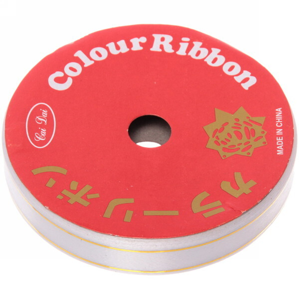 Лента «Блеск «1,6 см, 10 м, Белый (пвх)