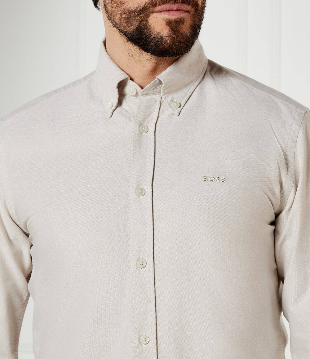 Рубашка H-ROAN-BD-E-C1-243 BOSS BLACK - бежевый(50520265)