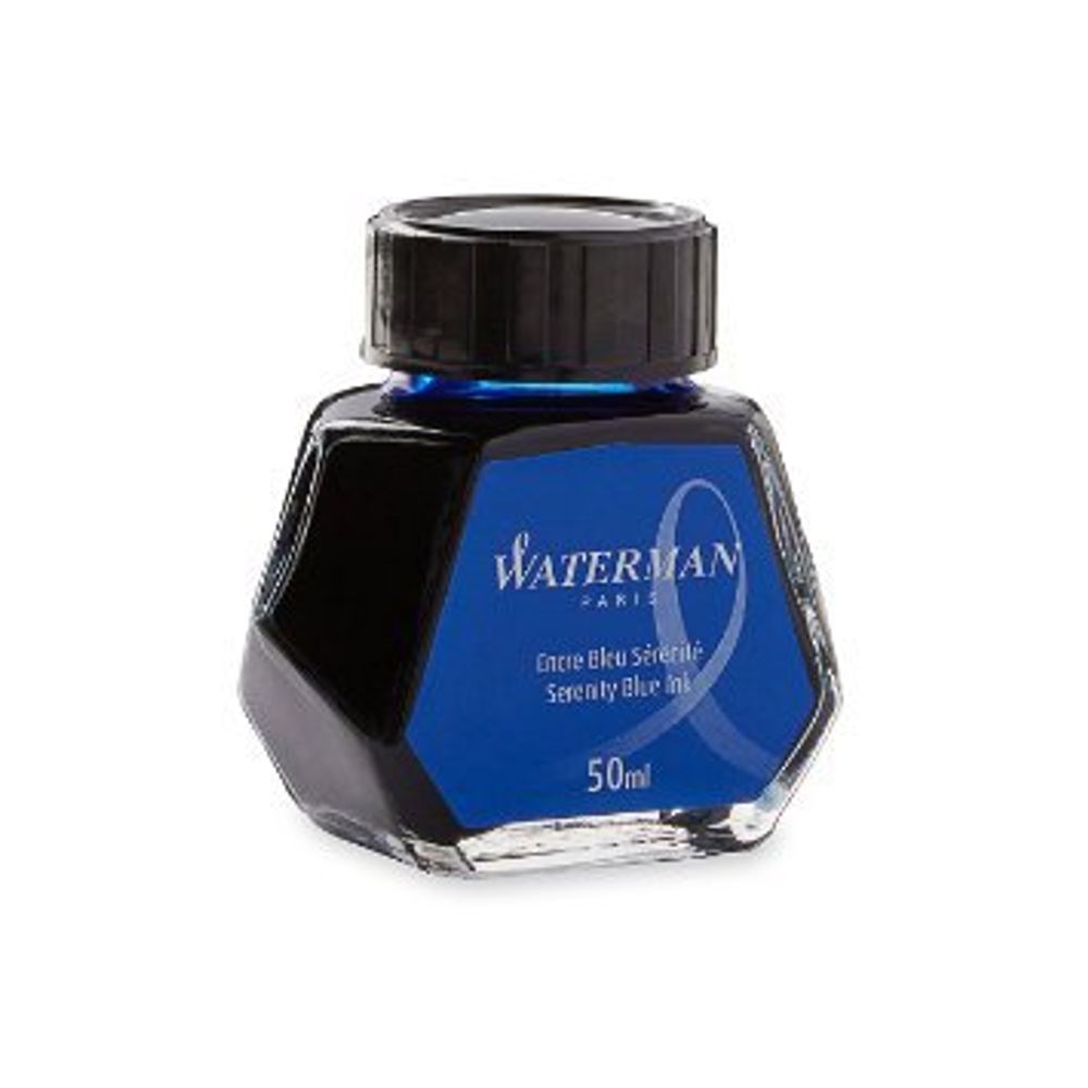 Флакон с чернилами Waterman для перьевой ручки Blue (S0110720)