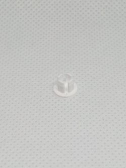 Заглушка пластиковая для отверстий белая D5 мм - 20 шт.