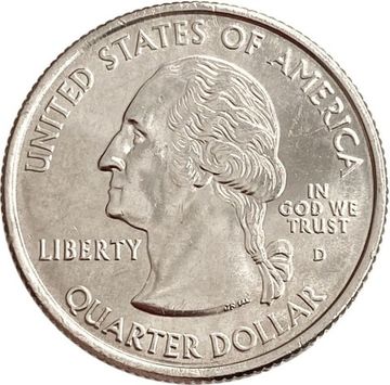 25 центов (1/4 доллара, квотер) 2004 США «Штат Висконсин» (D)