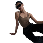 Баскетбольная женская футболка Nike Sportswear Chill Knit T-shirt Brown