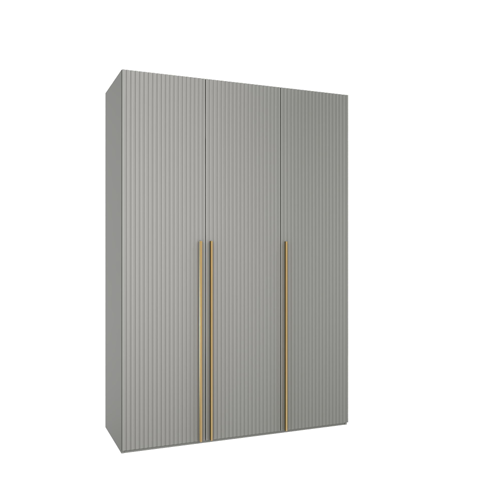 Шкаф для одежды, шкаф, Аляска, серый