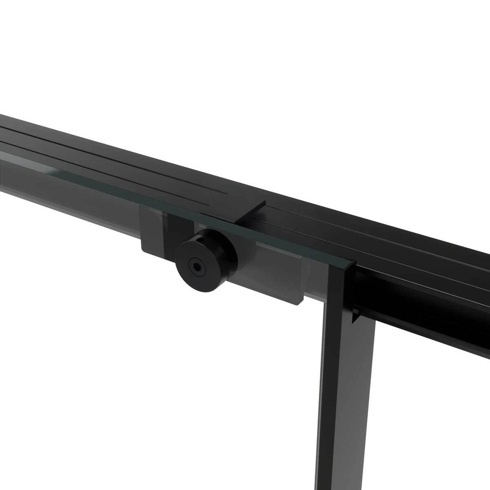 Душевая дверь Slim Soft VDS-1SS130CLB, 1300, черный, стекло прозрачное, , шт