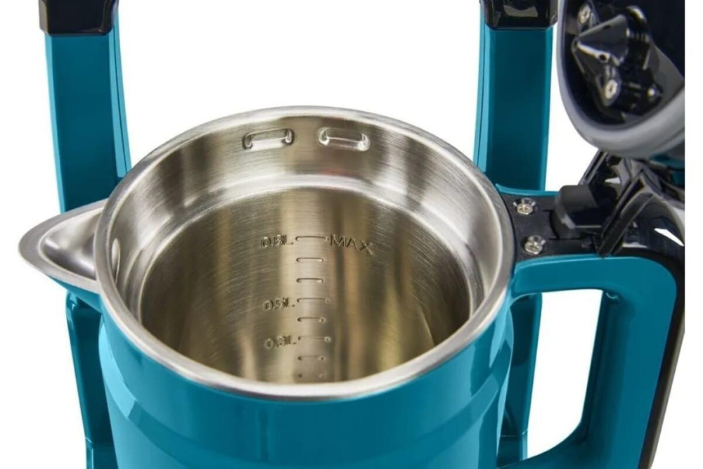 Чайник аккумуляторный, LXT 2х18В, объем 800 мл, клапан в крышке, метал.фильтр, док-станция  Makita DKT360Z