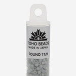 Японский бисер TOHO Round 11/0 (№150F), жемчужный матовый