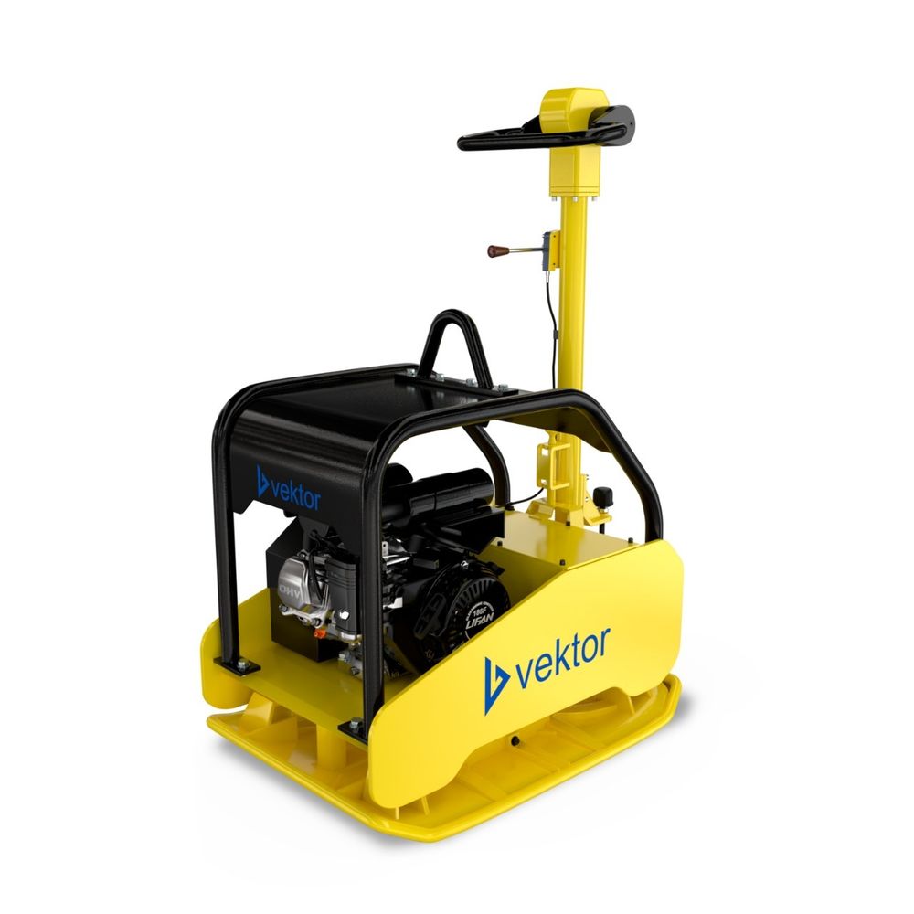 Виброплита реверсивная Vektor VPG-500C дизельная, гидравлическая - [355 кг / 55 кН / Lifan 186F]