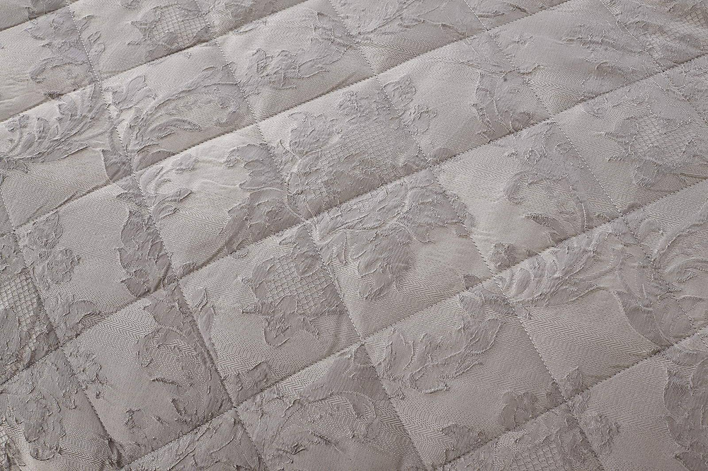 Покрывало 240х260 Sofi De MarkO Лукерия серо-голубое