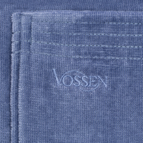 Халат велюровый Vossen Texas atlantic 484 светло-синий