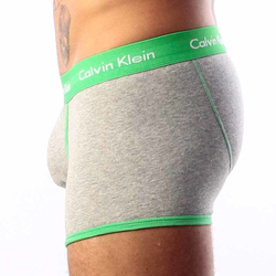 Мужские трусы хипсы Calvin Klein 365 Grey Green