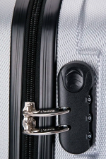 Средний чемодан L'Case Phuket, серебристый