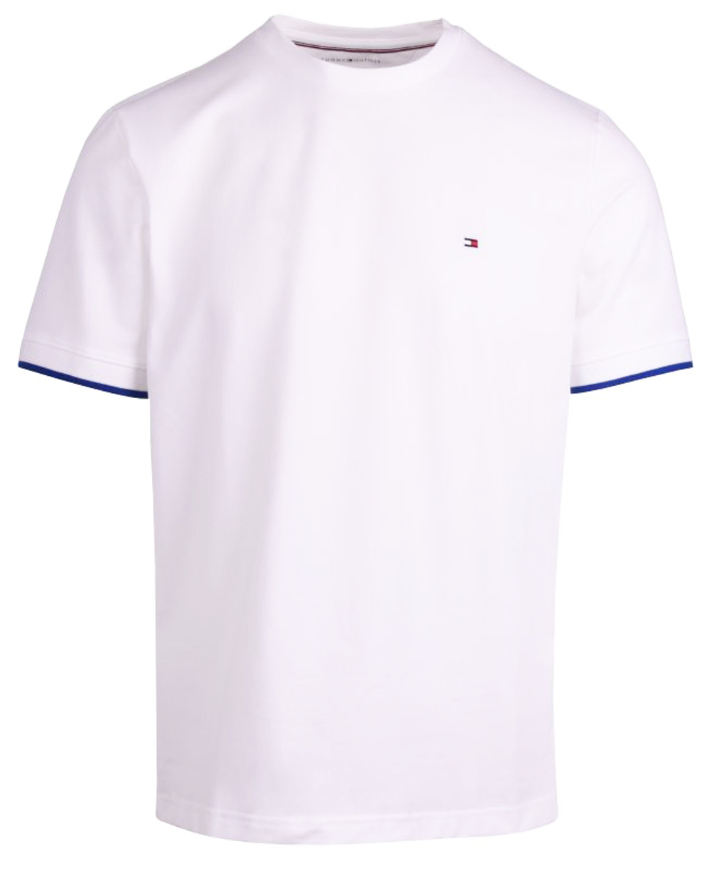 Мужская теннисная футболка Tommy Hilfiger Performance Tipped - белый
