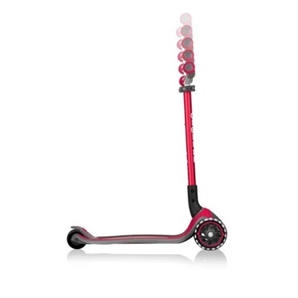 Самокат Globber Master Lights красный