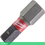 Бита Milwaukee Shockwave Hex8 25 мм 2шт (4932430898)