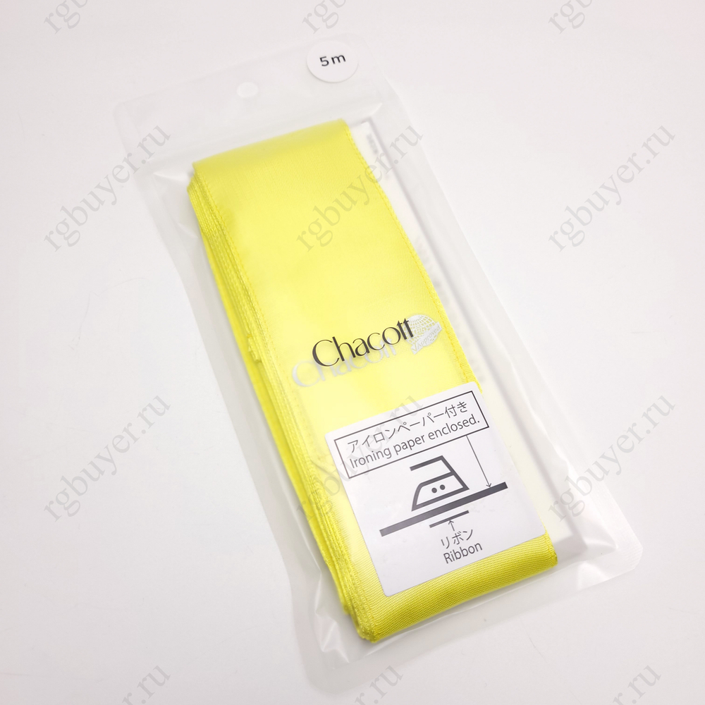 Лента Chacott 4 м Жёлтая 062.Canary