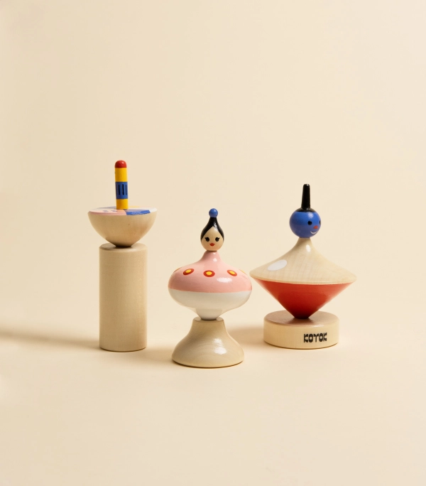 Набор – Семья волчков | Kotok toys