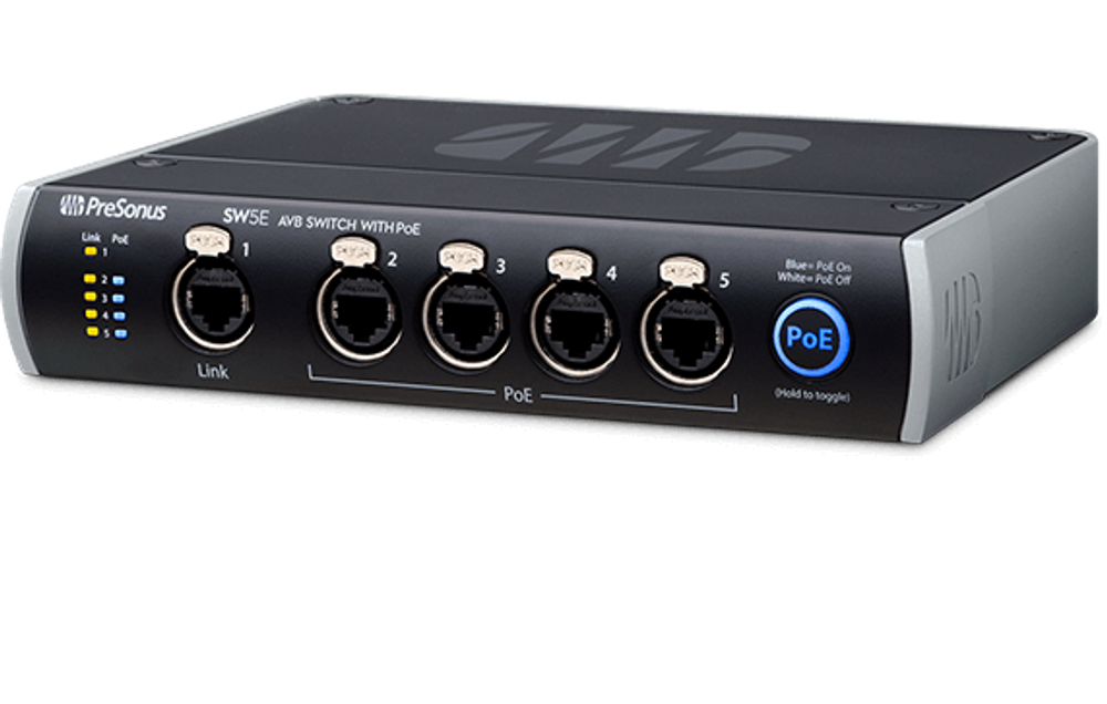 Presonus SW5E AVB Switch with PoE