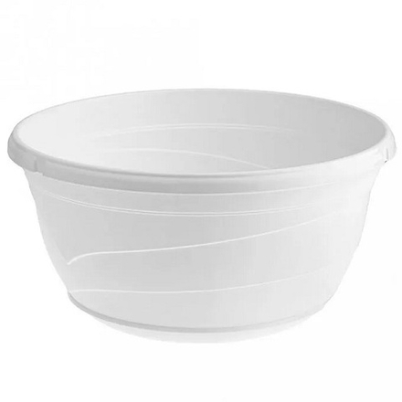 Горшок для цветов подвесной "Венеция" 6л белый(с поддоном/без подвеса)