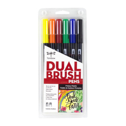 Набор Tombow AB-T Dual Brush 6 Primary