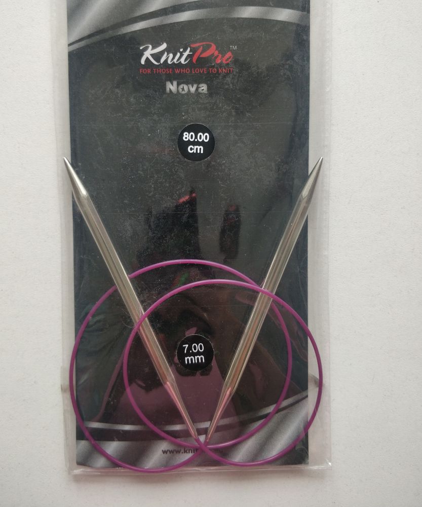 Спицы круговые Knit Pro Nova 80см - 7мм