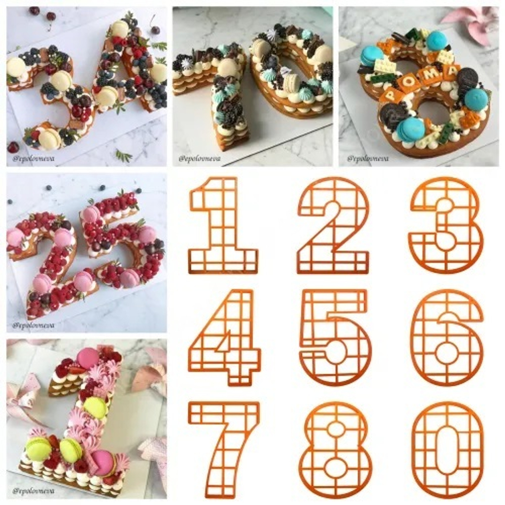 Форма для торта "Цифра 1", 25 см, 1 шт.