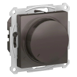 ATLASDESIGN СВЕТОРЕГУЛЯТОР (диммер) поворотно-нажимной, LED, RC, 400Вт, механизм, МОККО