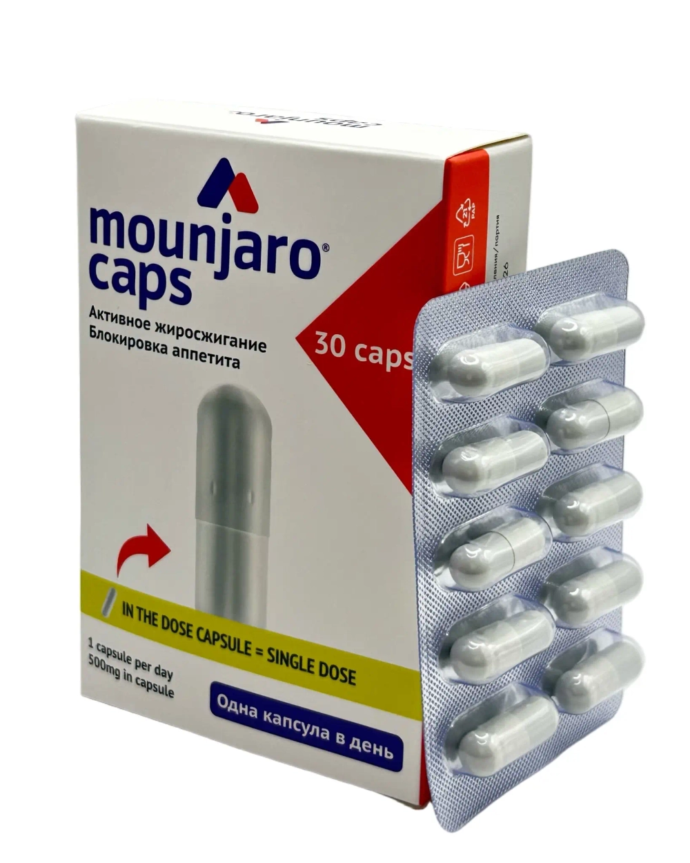 Капсулы Mounjaro Caps для похудения живота