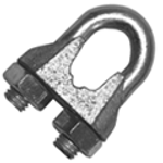 Зажим для канатов, оцинк. 16 DIN741