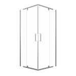 Душевая Ширма Triton Каппа-Хром 90*90
