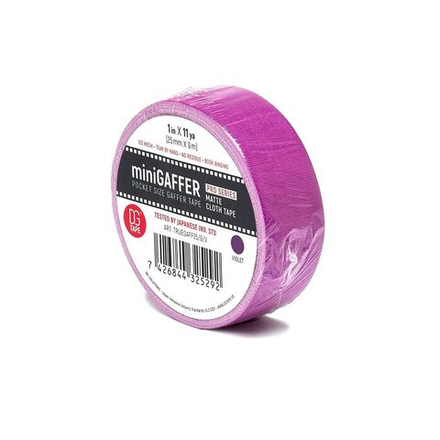 Профессиональный тейп 120mesh @trueGAFF 25мм/9м -  Фиолетовый /на тканевой основе для киносъемок и сцен тип Gaffer Pro tape /