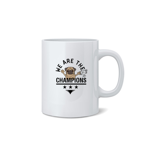 Кружка "Мопс - чемпион"