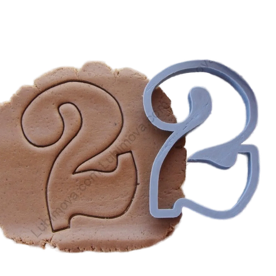 Форма "Цифра 2" 10 см