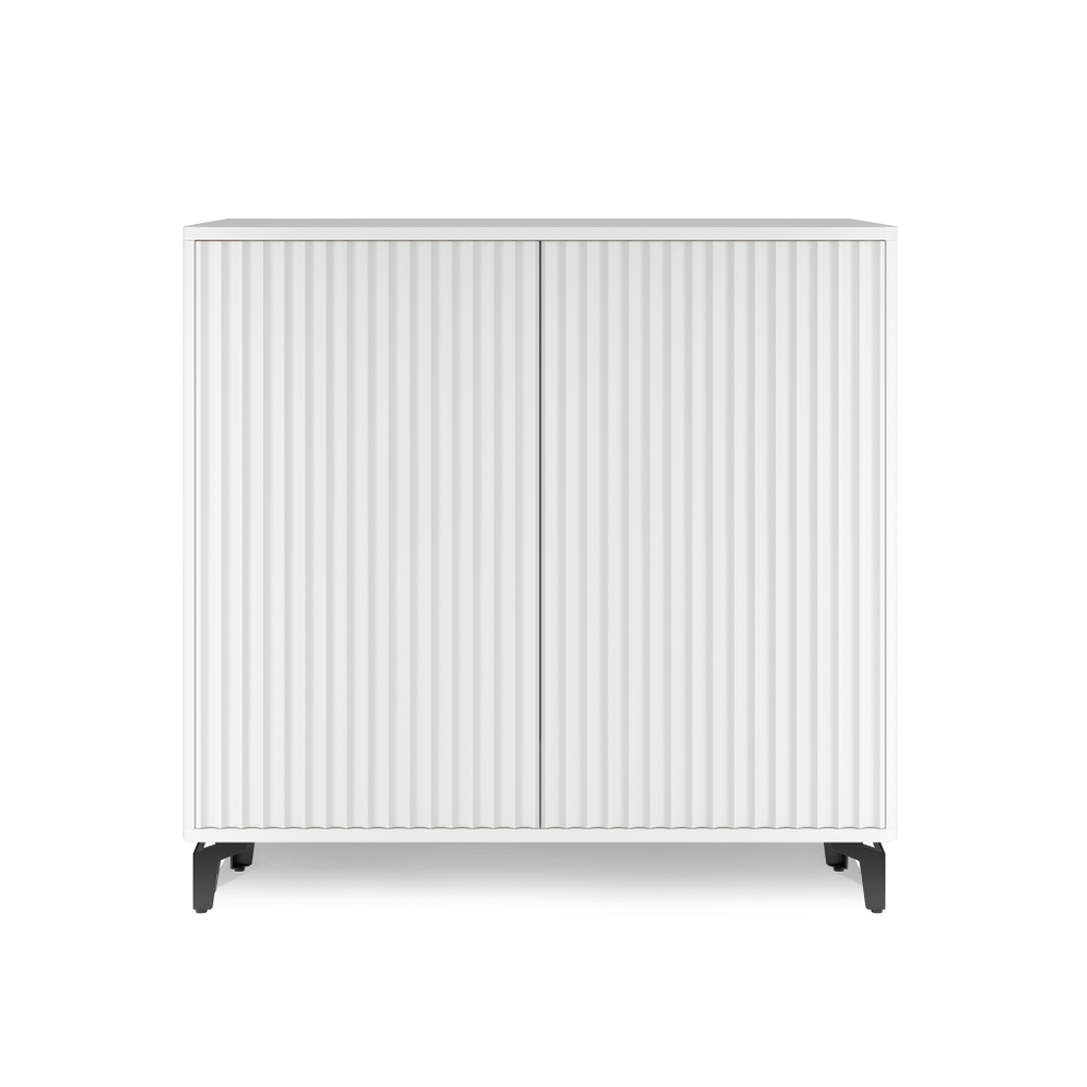 Комод ROYAL 5061 эко (Белый-Черный)