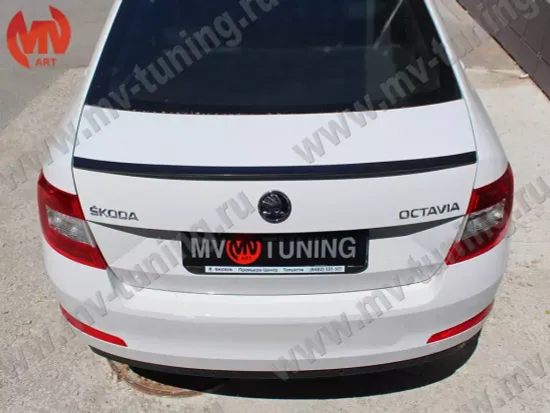 Лип-Спойлер для Skoda Octavia A7 III