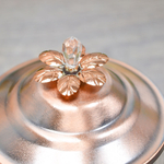 Сахарница 150г с ложечкой, цвет под золото