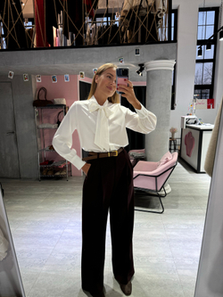 Брюки Office горький шоколад