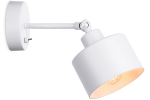 Накладной спот с выключателем в стиле лофт TR8135 WH белый E27 max 40W D120*290