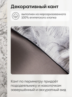 КПБ Сатин Премиум CPA052, Евро, 4 наволочки