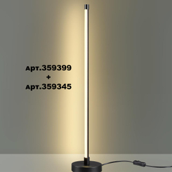 359345 KONST NT24 048 черный Светильник линейный светодиодный IP20 LED 12W 170-265V 3000K 944Лм VITZ