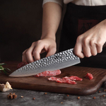 Кухонный нож Xinzuo B1H Chef нож 8 дюймов клинок 67 Layers Damascus рукоять дерево pakka, длина лезвия 20 см