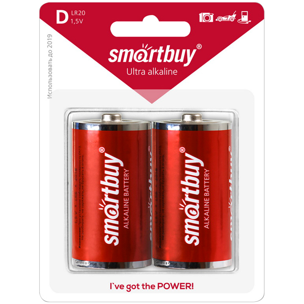 SMARTBUY Ultra Alkaline LR20 / D BL-2 (12/96)